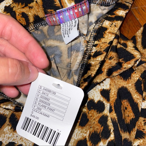 Urban Renewal Cheetah Flare Pants - Picture 5 of 5